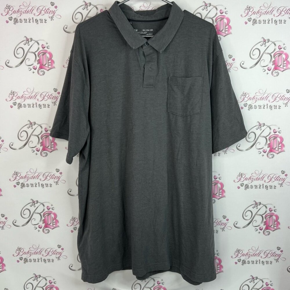 Under armour polo shirt loose fit collared Men's Gray Polo Shirt